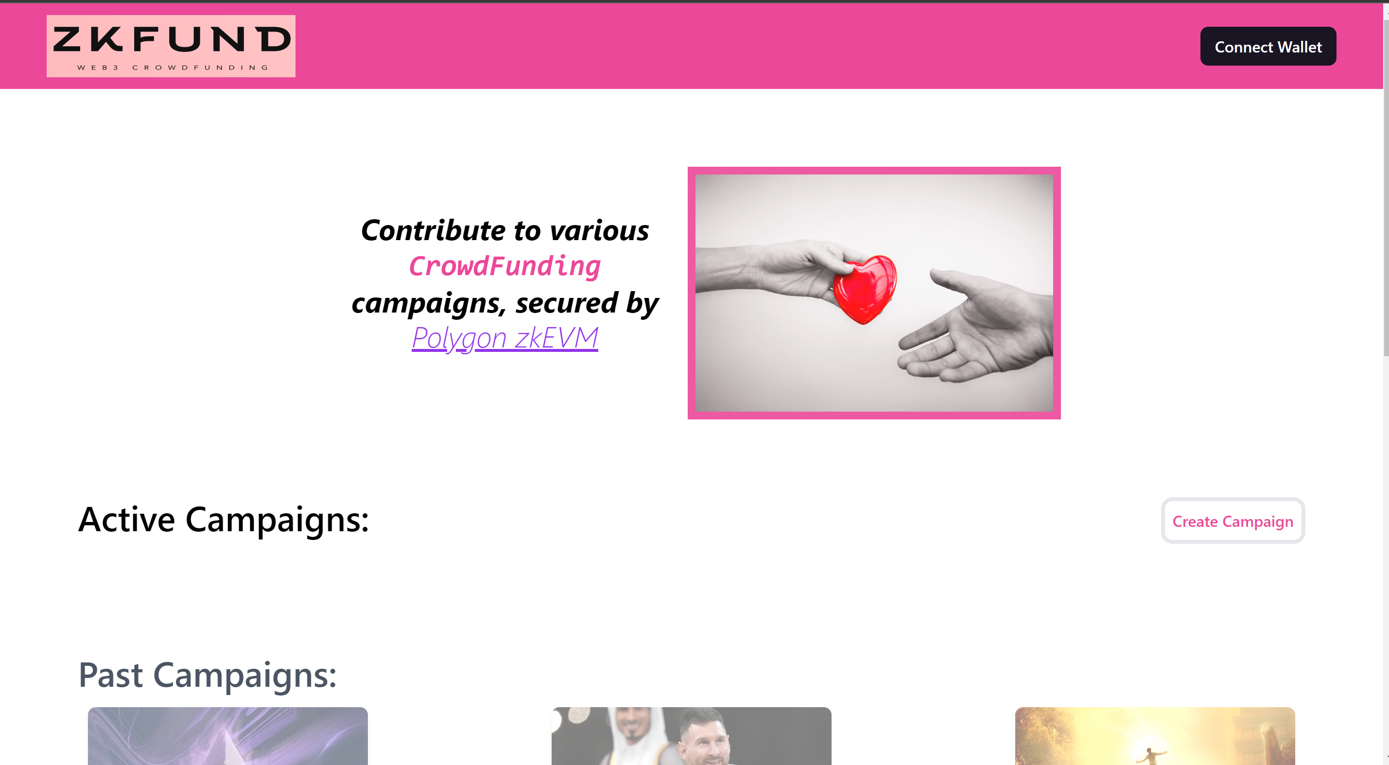 CrowdFunding dApp